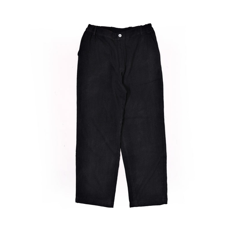 Rust Black Straight Trousers